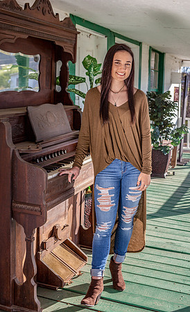 Antique Organ on Front Porch